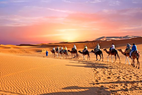 4 days desert tour from Marrakech to merzouga