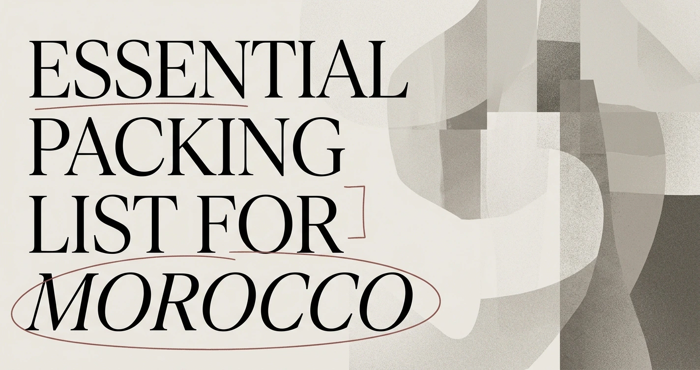 What to Pack for Morocco: Essential Packing List