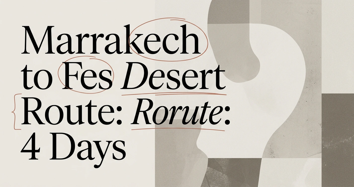 Marrakech to Fes Desert Route: The Road Trip Guide